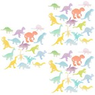 48 PCs kleine Glühdinosaurierspielzeug leuchtende Dinosauriermodelle Glühparty