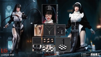 LSZG Toys 1/6 Scale 12in Dark Sister Hathaway L202404-B Black Hair Ver In Stock