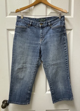 LRL Lauren Jeans Co Ralph Lauren Women's Sz 10 Classic Mid Calf Jeans Stretch
