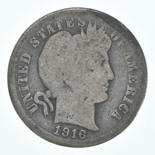 1916-S US Barber Liberty Silver Dime Coin Collection Lot Set Break *016