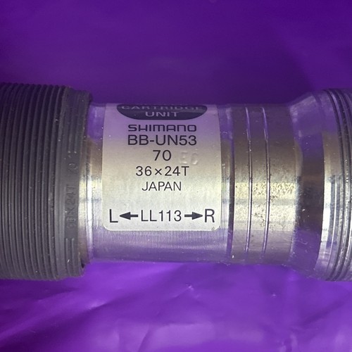 shimano bottom bracket 70 X 113 UN53 Italian BB145 - Picture 7 of 10