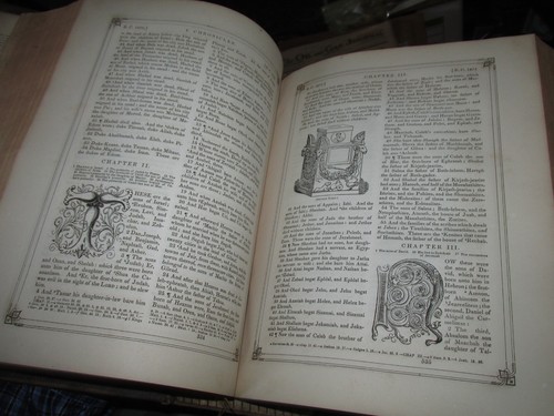GERIEMTES antikes Buch Heilige Bibel ERBIN,NEVIN LEDER John E Potter & Co 1870er - Bild 13 von 24