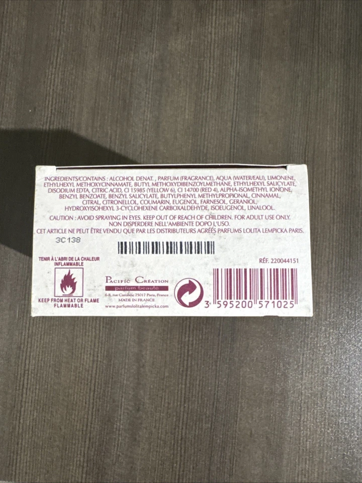 Si Lolita de Lolita Lempicka EDP para mujer 1,7 oz/50 ML. Nuevo en caja. Difícil de encontrar Foto 4 de 4