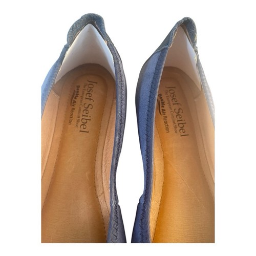 NIB Josef Seibel Women’s Shark Kombi Blue Tassels Loafer Flat - Size 37 - Picture 4 of 5