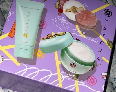 TATCHA Pure Pores Plump Lips Skincare Gift Set  - New