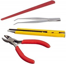 REVELL, Set di 4 pinze da taglio; pinze per lime; pinzette, ,  REV29619