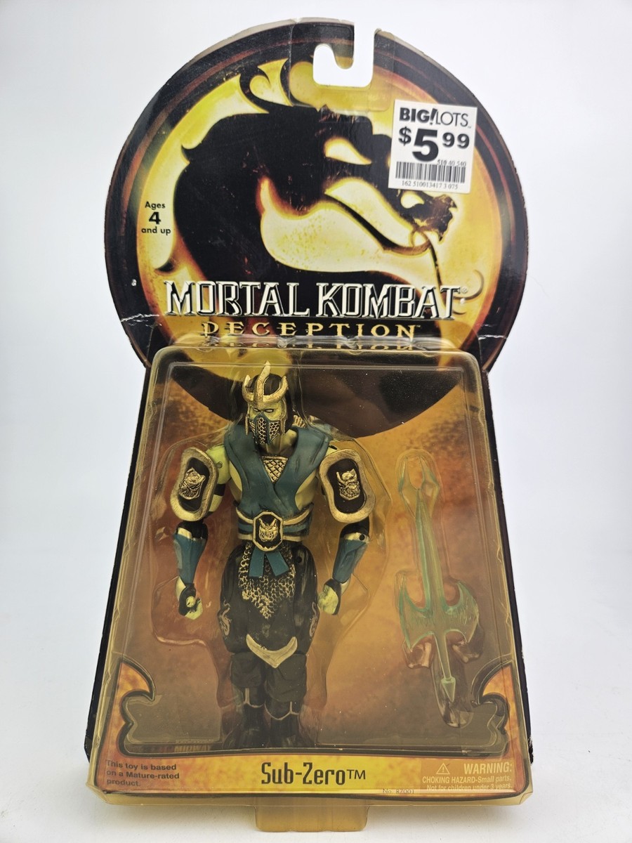 Sub-Zero Mortal Kombat Deception 2005 Midway Jazwares Action