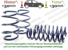 H&R 28896-1 Tieferlegungsfedern 30mm Absenkung