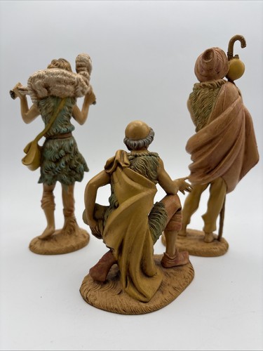 13 Vintage Fontanini Depose Italy Krippenfiguren Figuren Weihnachten Spinnenmarke - Bild 6 von 24