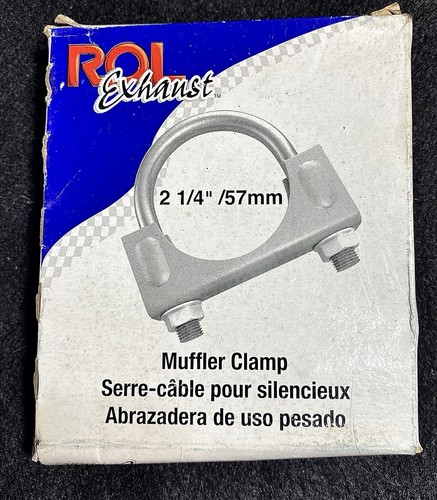 ROL Heavy Duty Exhaust Muffler Clamp 2-1/4" In Box 517214 - Foto 1 di 3