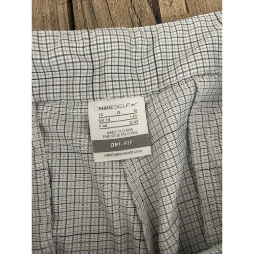 Nike Dri-Fit Golf Stretch Plaid Pants Womens Size 12 - Picture 8 of 10