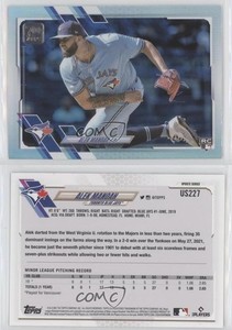 2021 Topps Update Rainbow Foil Alek Manoah #US227 Rookie RC