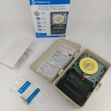 INTERMATIC Pool Spa Timer Indoor/Outdoor 110/120V 24hr T101P3