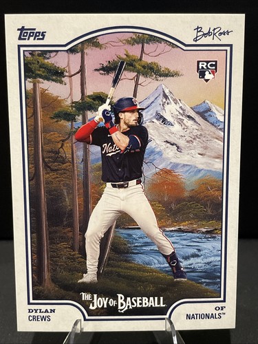 2025 Topps Bob Ross Dylan Crews Rookie Beauty Is Everywhere Variation SP #75-SP - Picture 1 of 3
