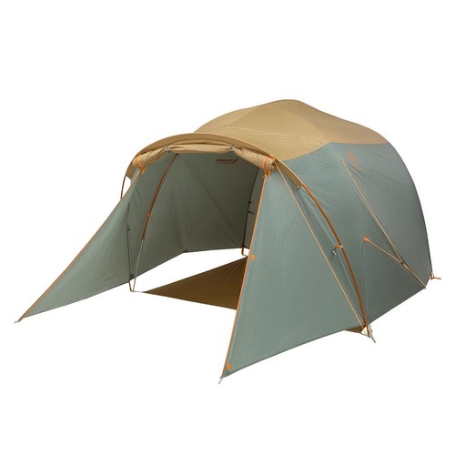 Big Agnes Etagenhaus 4 Personen Auto Camping Zelt, Prairie Sand/Chinois Green - Bild 6 von 9