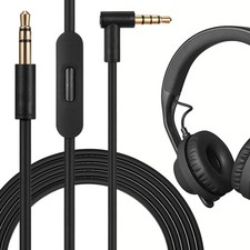 Replacement Headphone Cable Audio Aux Cord Wire Compatible with Black