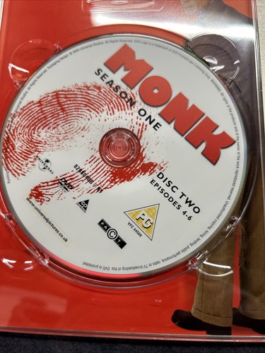 MONK - SEASON 1 - DVD - REGION 2 UK - Picture 7 of 9