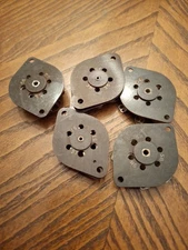 5 NOS Vintage Phenolic Wafer 6-pin Vacuum Tube Sockets 1.84" spacing with number