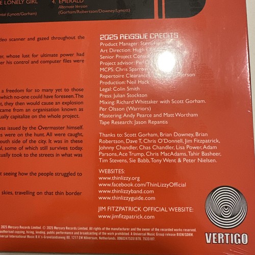 Thin Lizzy Jailbreak (Alternate Version) RSD 2025 Record Store Day - Picture 5 of 7