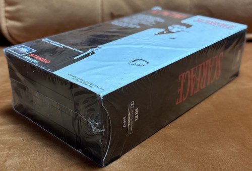 *Scarface* VHS Tape 1989 SEALED With WATERMARKS 2 Tape BOX SET! - Foto 5 di 8