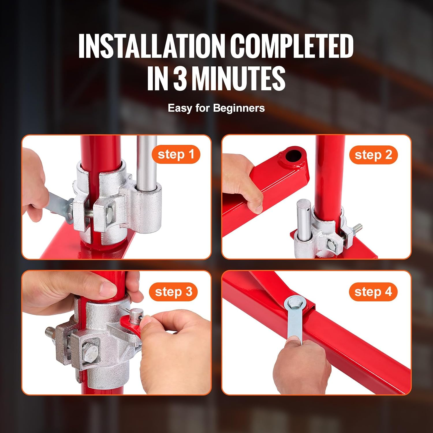 Wall Mount Jib Crane, 660 Lbs Max Load Capacity Electric Scaffolding ...