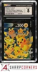 2021 POKEMON BLACK STAR PROMOS CELEBRATIONS PIKACHU V-UNION #SWSH140 CGC 8