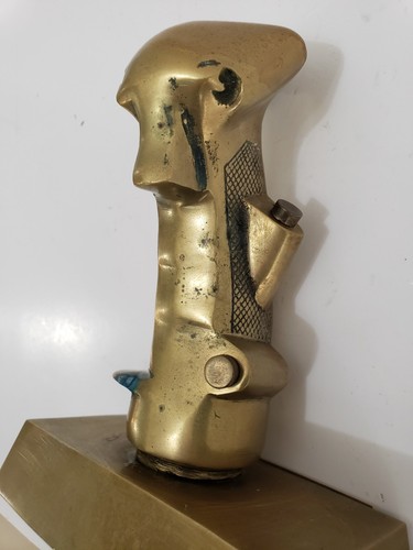 F-4 Phantom Control Grip Stick Brass Display Award - Fighter F-104 Pilot Flight - Bild 6 von 11