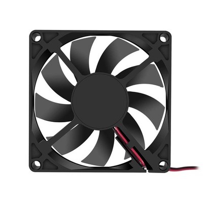 Dorhea 80x80x15mm Fan 12V 2Pin DC 8015 Brushless Cooling Case for 8015 