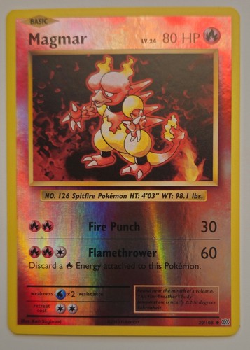 💥Magmar - 20/108 - Reverse Holo Uncommon - XY Evolutions - Pokemon Card
