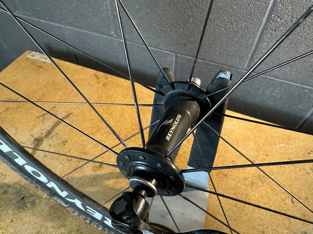 Reynolds DV46 Cross Carbon 700c Tubular Front Wheel | eBay