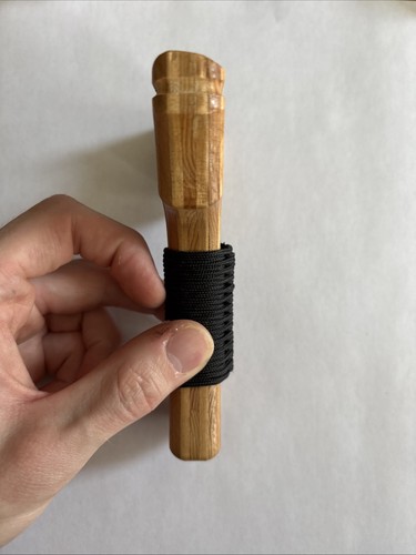 Handmade Plywood Slingshot Catapult Catty 95 Paracord Wrap - LARGE, BLACK - Picture 3 of 5