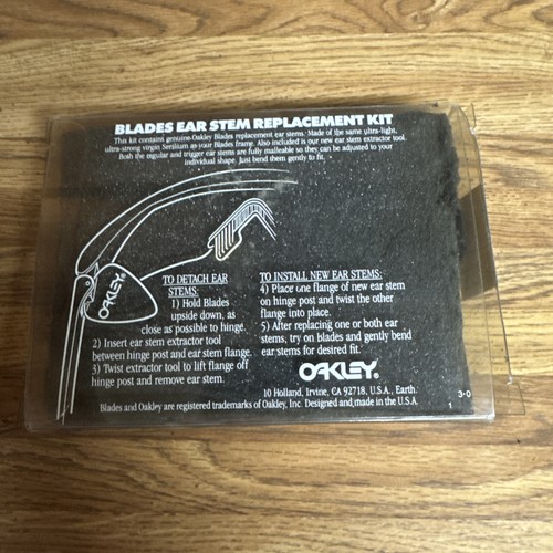 Oakley Rasierklingenarm Set !! Unbenutzt!! - Bild 2 von 9