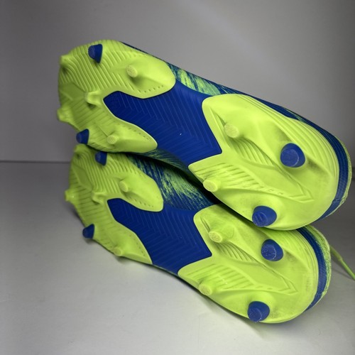ADIDAS NEMEZIZ 19.3 FG GREEN ROYAL BLUE SOCCER CLEATS MESSI FV3988 SIZE 7 New - Picture 2 of 6