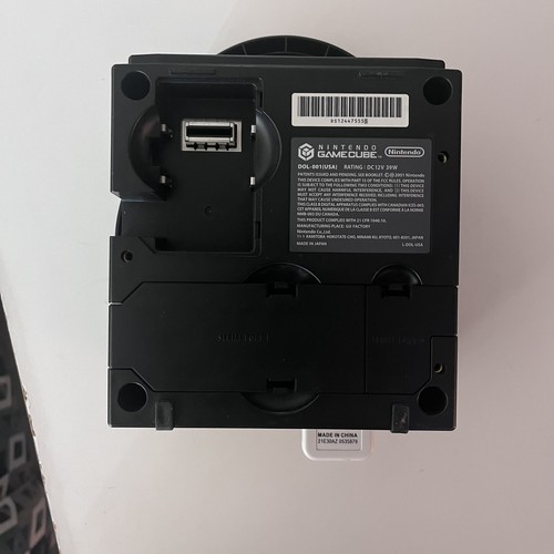 Nintendo GameCube Schwarz Konsole DOL-001 USA Original System Videospiel ATI Anschlüsse - Bild 2 von 3