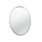 Gatco 1820 Chrome 27-1/2" H X 20-1/2" W Oval Flat Edge Metal Framed Mirror