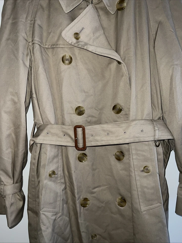 Gabardina Burberrys - Forro a cuadros Nova - Hecha en Inglaterra - Beige Foto 2 de 4