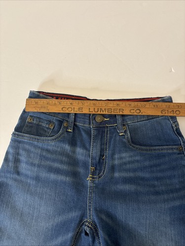Levi’s 514 Jeans Boys 14 Reg Youth 27x29 Blue Straight Leg Denim blue whisking - Picture 13 of 19