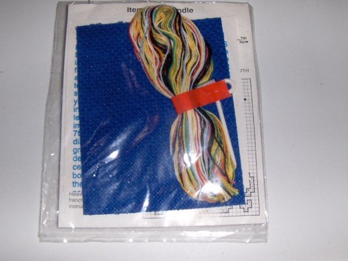 NEW NMI Counted Cross Stitch Kit - mini with hanger - Stitch 'N Hang - Candle - Picture 2 of 2
