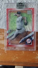2021 Topps Clearly Authentic Autographs - Albert Abreu #CAA-AA Red /50 (AU, RC)
