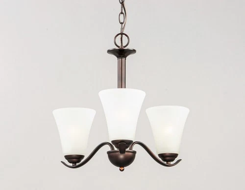 Maxim 12073FT Vital 3 Light 20"W Chandelier - Nickel - Picture 9 of 10
