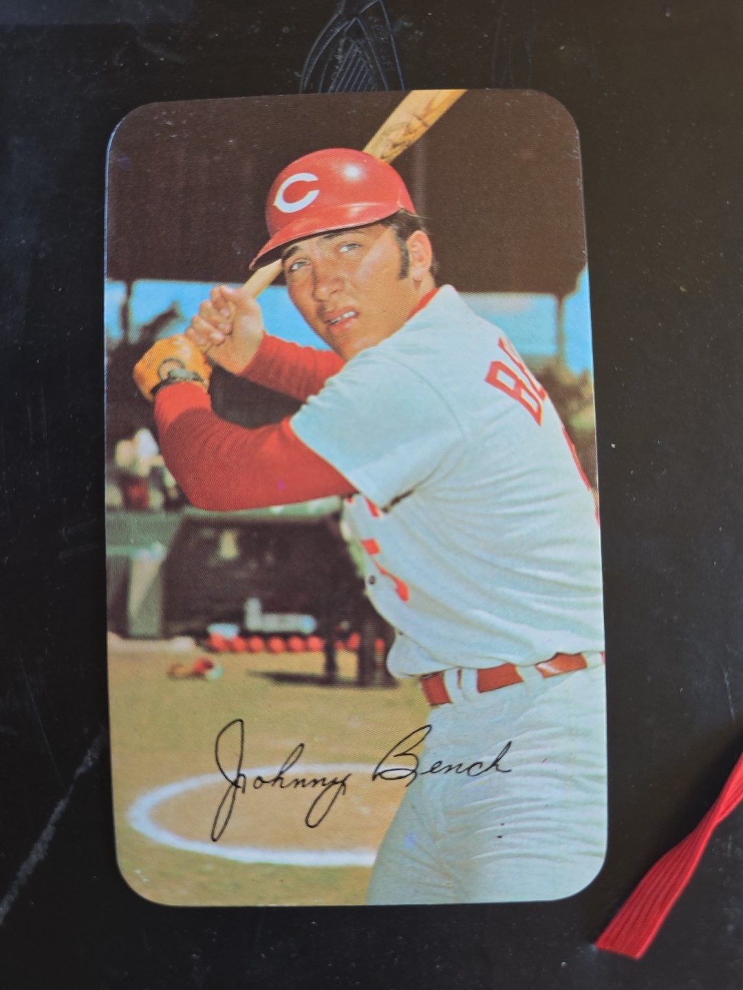 1971 Topps Super - Johnny Bench #32 Cincinnati Reds HOF NR-MINT (NO Creases)