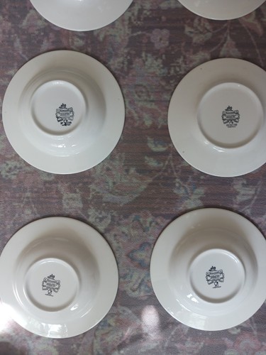 Vintage Pagnossin Ironstone Italy Yellow/Blue Trim Plate And Bowl Set Bundle ×16 - Picture 15 of 18