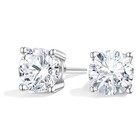 Synthetic Moissanite Earrings Imitation Diamond 925 Sterling Silver Studs for.