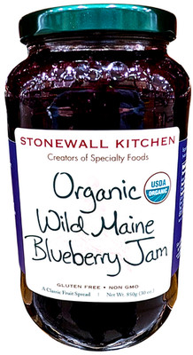 Stonewall Kitchen Organic Wild Blueberry Jam 30 Ounce Jar EXP 04/2028