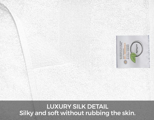 Luxury 8 Piece Towel Set, 2 Bath Towels 2 Hand Towels 4 Washcloths, Towels fo... - Picture 4 of 8