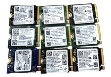 512GB 2230 M.2 NVMe PCIe SSD Solid State Drives, Major Brands | +75% SMART SCORE