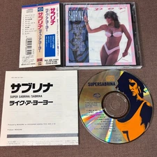 SABRINA Super Sabrina JAPAN CD 292E-2048 w/ OBI + JAPANESE INSERT 1989 reissue