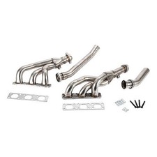 Collettore di scarico sportivo 6-in-2 in acciaio inox per BMW Serie 3 E36 Ber...