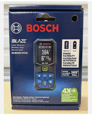 #ad Bosch Blaze Model #GLM165 27CG Green 165 Ft. Laser Measure Bluetooth $129.99