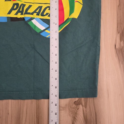 Palace Skateboards Shirt Herren M Grün Tri Flag Kurzarm - Bild 12 von 14